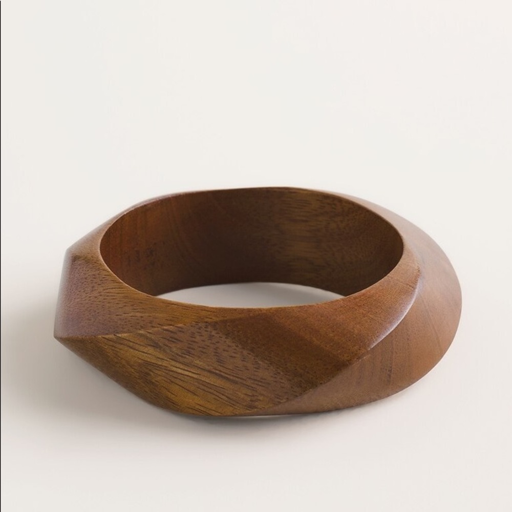 NWT Chicos Wood Cuff Bracelet